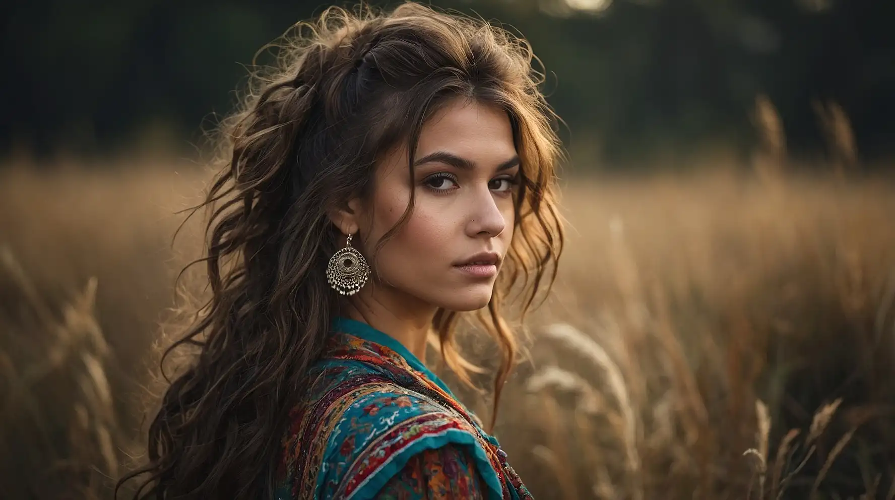 Classic Gypsy Shag Hairstyles For Women